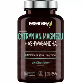   ESSENSEY Citrat Magnezija + Ashwagandha: 90 Kapsula za Energiju i Ravnotežu