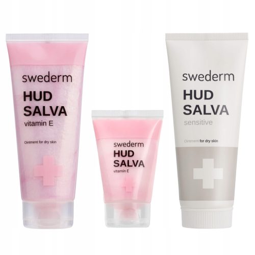 Swederm Hudsalva Set: Vitamin E (150ml ukupno) + Sensitive 100ml za osjetljivu kožu
