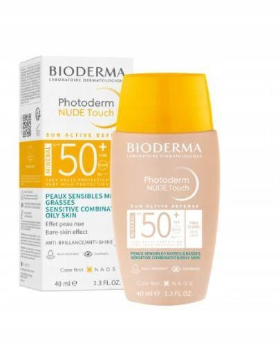 Bioderma Photoderm Nude Touch Mineral SPF 50+ – Nijansa Svijetla, 40 ml