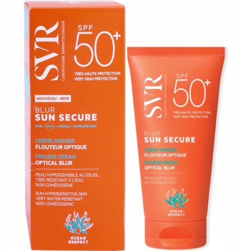 OPISSVR Sun Secure Blur SPF 50+ - Krema-mousse za optičko zaglađivanje, 50 ml
