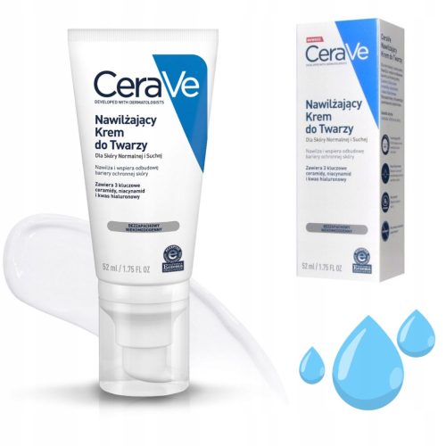 CeraVe Hidratantna Krema za Lice za Normalnu i Suhu Kožu 52 ml