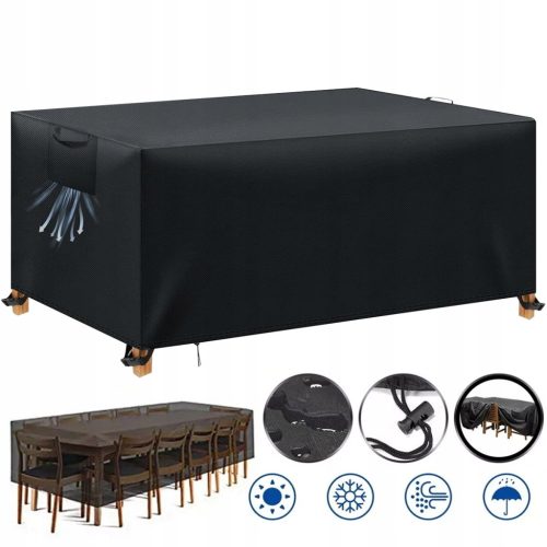 Vodootporna Navlaka za Stol 220x100x15cm - Idealna za Vrtne Stolove