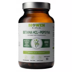   Biowen Betain HCL + Pepsin + Paprena Metvica - 90 kapsula za probavu