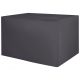 Visokokvalitetni PVC pokrovac za zaštitu vrtnog namještaja CHUVA - 185x105x75 cm, Crni