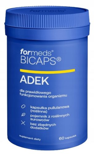 ForMeds BICAPS ADEK - Dodatak prehrani za imunitet i vid, 60 kapsula