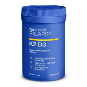   ForMeds BICAPS K2 D3 - Suplement za Kosti, Mišiće i Imunitet, 60 kapsula