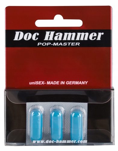 Tablete Doc Hammer POP-MASTER za Poboljšanje Potencije, 3 kom