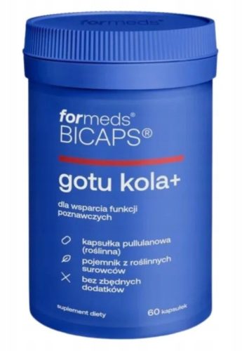 ForMeds BICAPS Gotu Kola+ Dodatak prehrani za podršku kognitivnim funkcijama - 60 kapsula