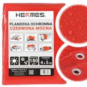 Jaka zaštitna Cerada 180 g/m2 4x5 m Crvena Vodootporna