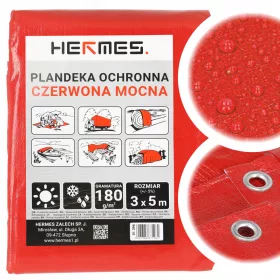 Vodootporna Zaštitna Cerada Crvena 180 g/m2 3x5 m