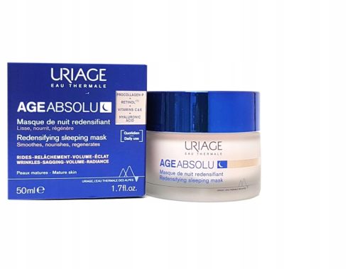 URIAGE Noćna Anti-Age Emulzija za Lice 50ml - Za Zrelu Kožu