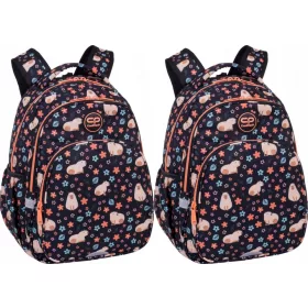   Set od 2 Školska torba CoolPack Base Plus Capybara, dvije komore