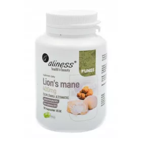   Aliness Lion's Mane 400mg - 90 kapsula za potporu imunološkog sustava