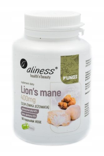 Aliness Lion's Mane 400mg - 90 kapsula za potporu imunološkog sustava