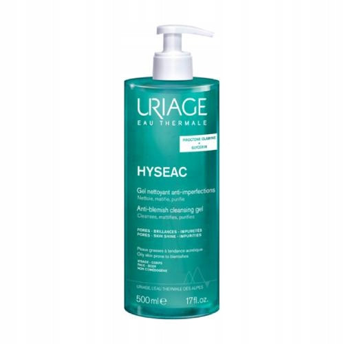URIAGE HYSÉAC Gel za Čišćenje za Masnu i Mješovitu Kožu, 500ml