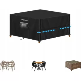   Vodootporna zaštitna navlaka za vrtni namještaj s ventilacijom 115x115x75 cm