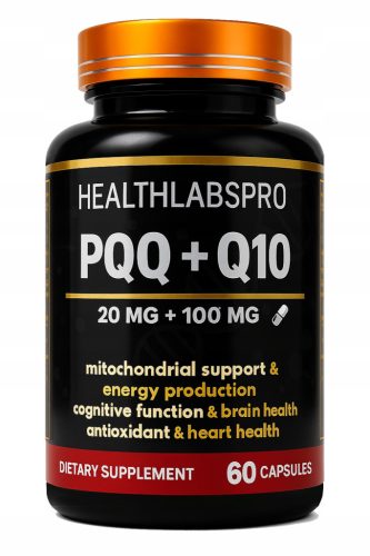 Health Labs Pro PQQ 20 MG + Q10 100 MG, 60 kapsula - Podržava energiju i zdravlje stanica
