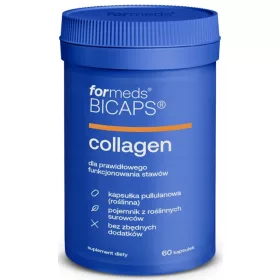   Suplement dijeta Bicaps Collagen s vitaminom C i prolinom, 60 kapsula