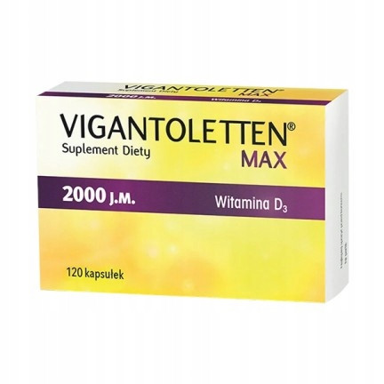 Vigantoletten Max 2000 j.m. - Suplement s vitaminom D3 za zdravlje kostiju