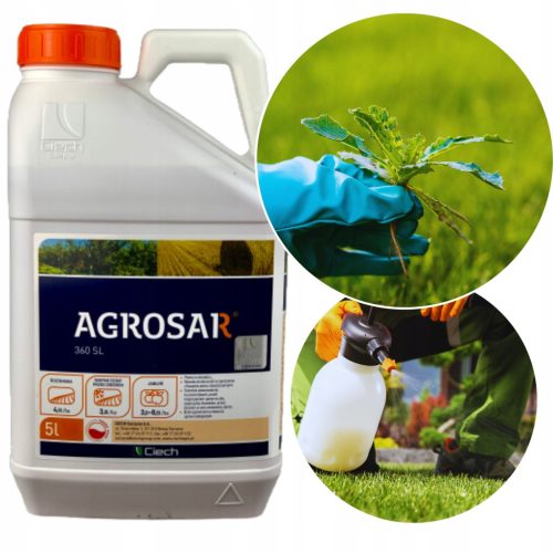 Agrosar 360 SL - Koncentrirani Herbicid za Kontrolu Korova 5L