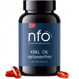   NFO Krill Oil s astaksantinom - visokokvalitetno ulje kryla i ribe [60 kapsula]