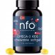 NFO Omega-3 Kids - Žvakaće Kapsule s Okusom Tutti-Frutti (120 Kapsula)