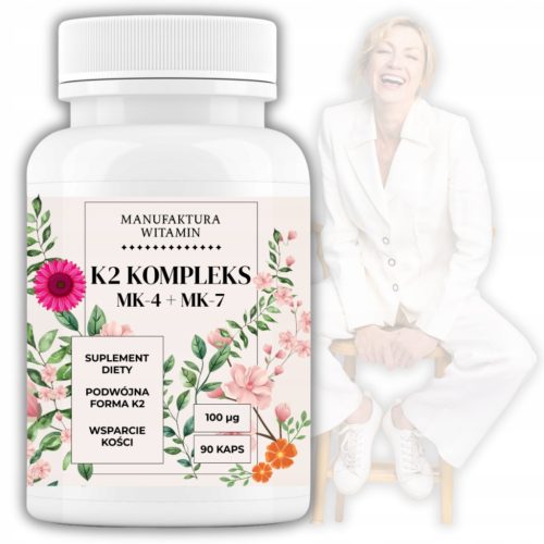 Manufaktura Vitamin K2 Kompleks MK-4 + MK-7 Premium - Potpuni Dodatak za Zdravlje