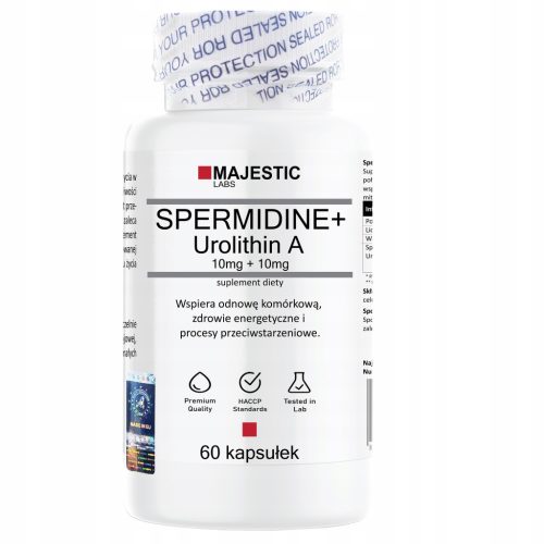 Majestic Labs Spermidin 10 mg + Urolitin A 10 mg – 60 kapsula za dugovječnost