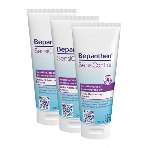 Bepanthen SensiControl 3x200ml - Dnevna Njega za Osjetljivu Kožu