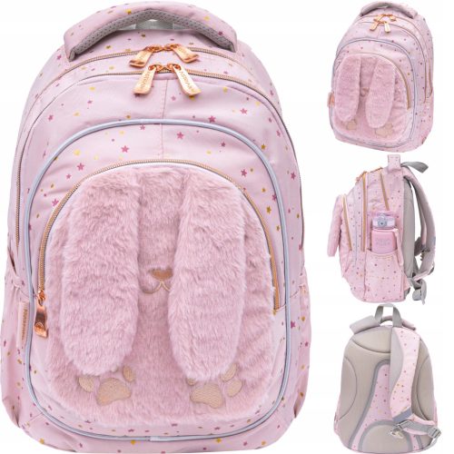 Školski ruksak ASTRABAG FLUFFY BUNNY, AB330 za djevojčice od 1. do 3. razreda