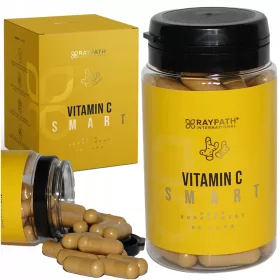   Vitamin C SMART s kurkumom i đumbirom - Suplement za jačanje imuniteta, 60 kapsula