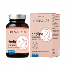   ForMeds PRENACAPS Holin 250mg - Dodatak Prehrani za Trudnice, 60 Kapsula