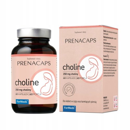 ForMeds PRENACAPS Holin 250mg - Dodatak Prehrani za Trudnice, 60 Kapsula