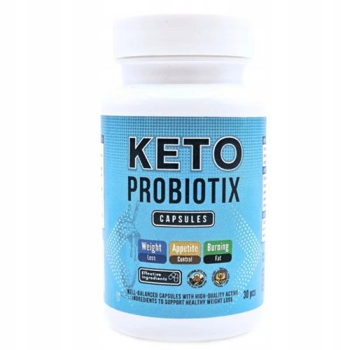 Keto Probiotix - Prirodni dodatak prehrani za smanjenje tjelesne težine, 30 kapsula