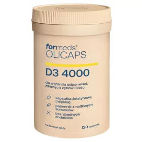   ForMeds OLICAPS D3 4000 - 120 kapsula za zdravlje kostiju i imunitet