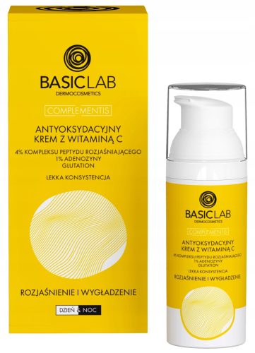 BasicLab Krem s Vitaminom C i Peptidima za Sve Tipove Kože 50ml