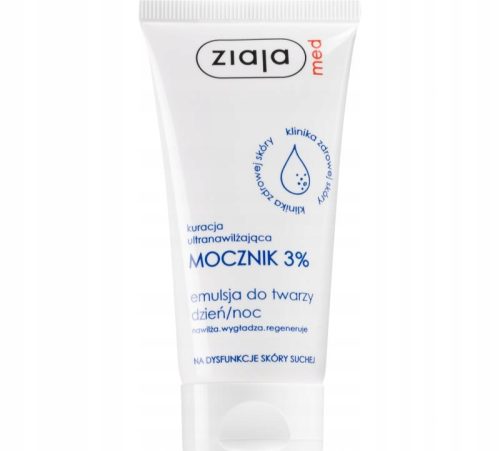 Ziaja Med Ultranawilżająca Mocznik Emulzija za lice (3% Urea) 50 ml