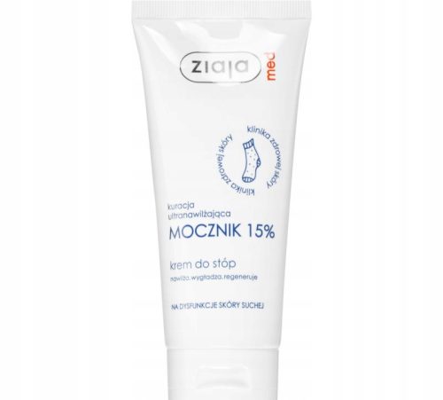 Intenzivna hidratantna krema za stopala sa ureom 15% - Ziaja Med, 100 ml