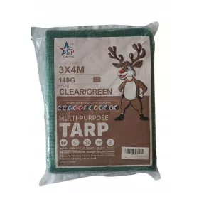   Platno 3m x 4m 140g/m² zeleno - poluprozirno, vodootporno, zaštita