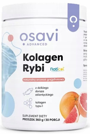 Kolagen Rybi z Witaminą C i Naturalnym Aromatem Grejpfrutu - OSAVI