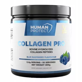  Human Protect Collagen Pro 300g - Hydrolizirani Kolagen Okus: Plava Malina