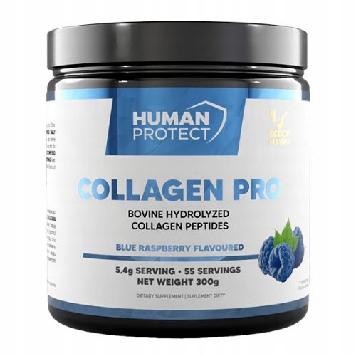 Human Protect Collagen Pro 300g - Hydrolizirani Kolagen Okus: Plava Malina