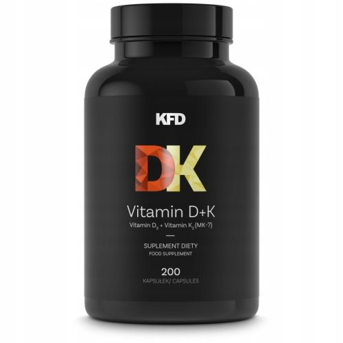Vitamin D3+K2 MK7 - 200 kapsula za jačanje kostiju i imuniteta