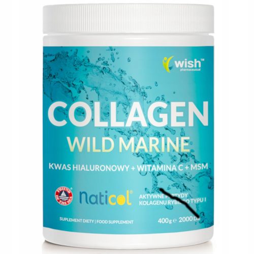 Kolagen Marine z Divljih Bakalara s Hijaluronskom Kiselonom, MSM i Vitaminom C, 400g