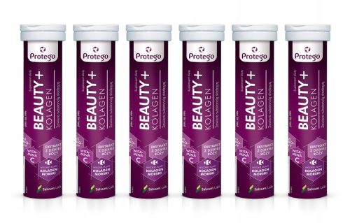 Protego BEAUTY+ Kolagen s Okusom Jagode i Rabarbare, Tablete za Bruseće