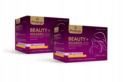 Protego Beauty+ Kolagen 5000 s Okusom Manga-Ananasa, 60 Saszetaka