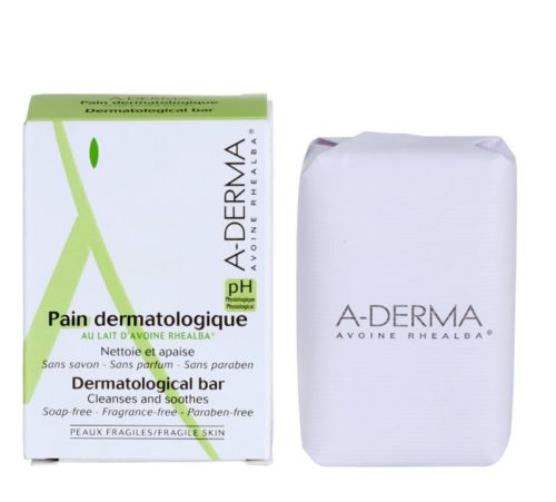 A-Derma Dermatološka Čistilna Kocka 100g bez Sapuna
