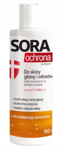Sora Zaštita Šampon-gel za vlasište osjetljivo na uši 150 ml