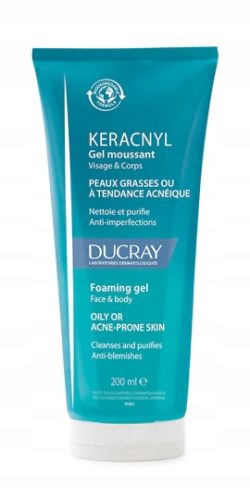 Ducray Keracnyl gel za čišćenje aknaste kože, 200ml