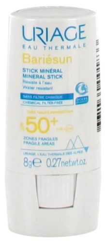Uriage Bariesun SPF50+ Mineralni Stift - 8 g, Zaštita za Osjetljivu Kožu